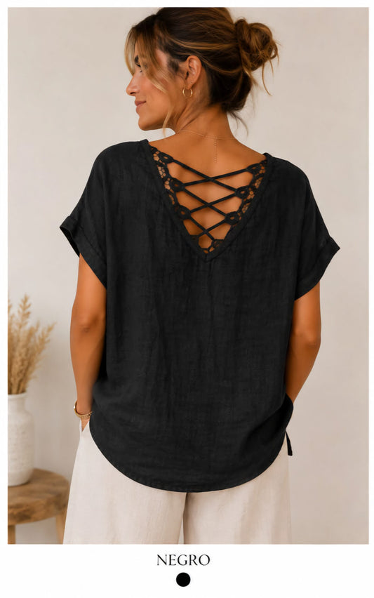 Blusa Detalle Calado