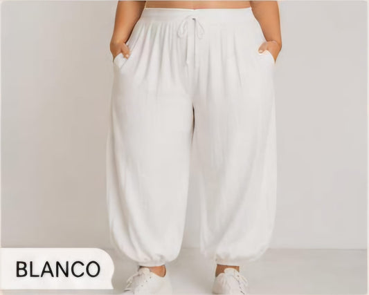 Pantalón de Bambula con Puño