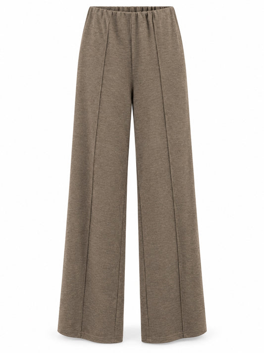 Pantalón de punto ancho topo - Ref. 1613