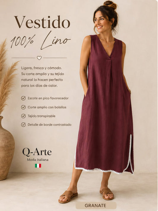 Vestido midi Holgado