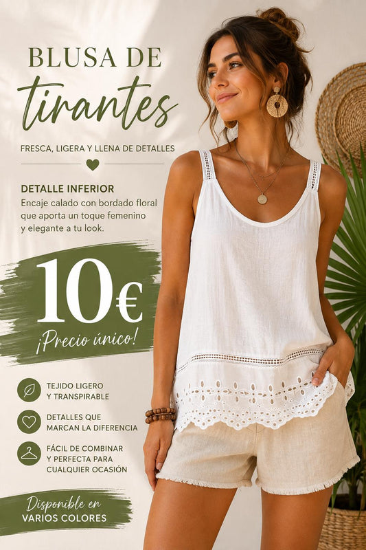 Blusa Tirantes Holgada