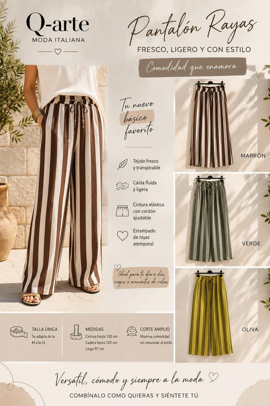 Pantalon rayas