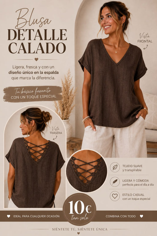 Blusa Detalle Calado