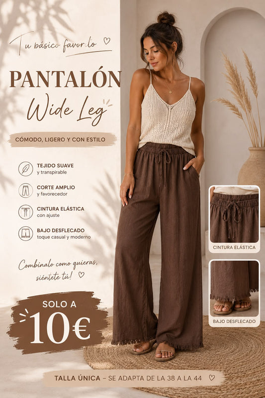 Pantalon pernera ancha
