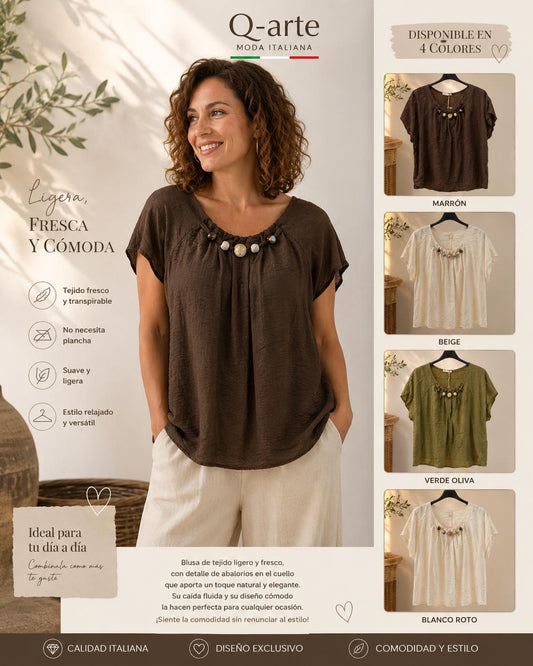 Blusa Borlas