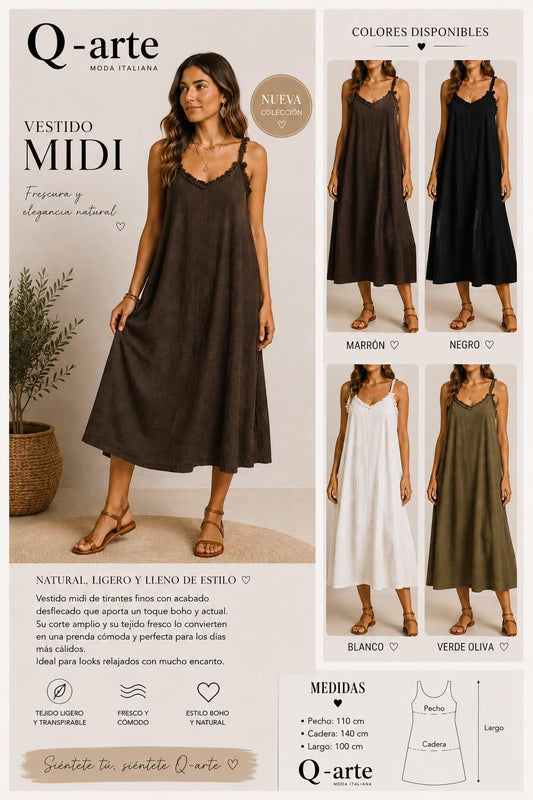 Vestido midi