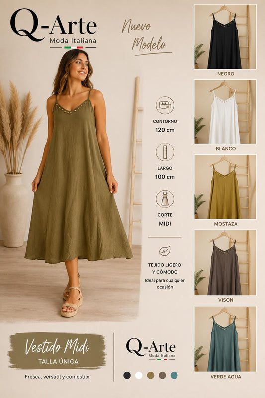 Vestido lechuelas