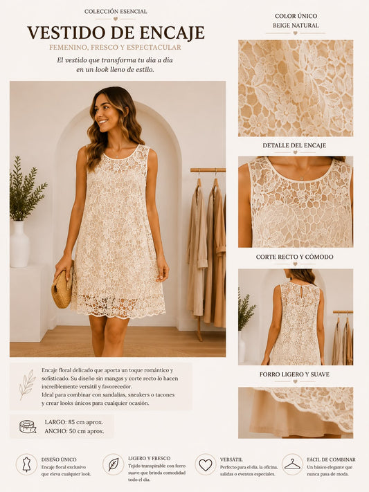 Vestido Encaje