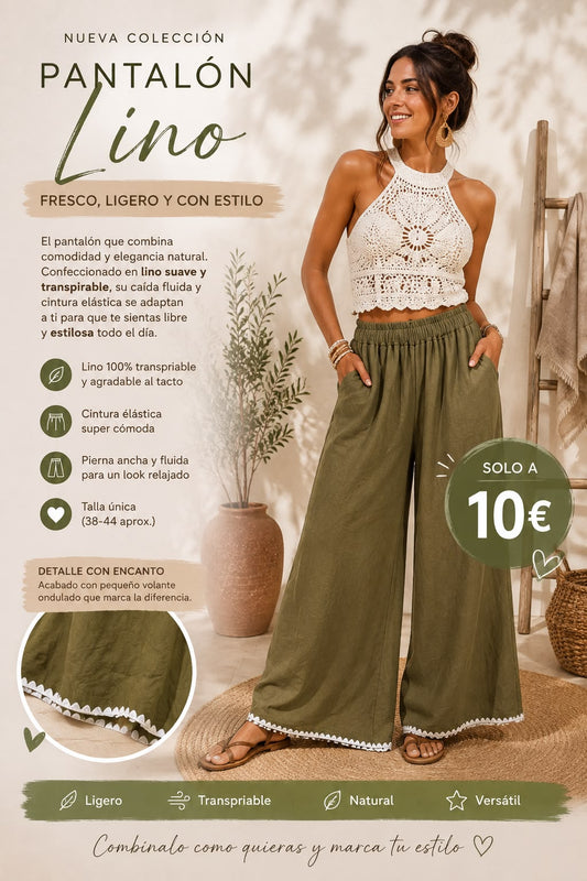 Pantalon Corte Holgado