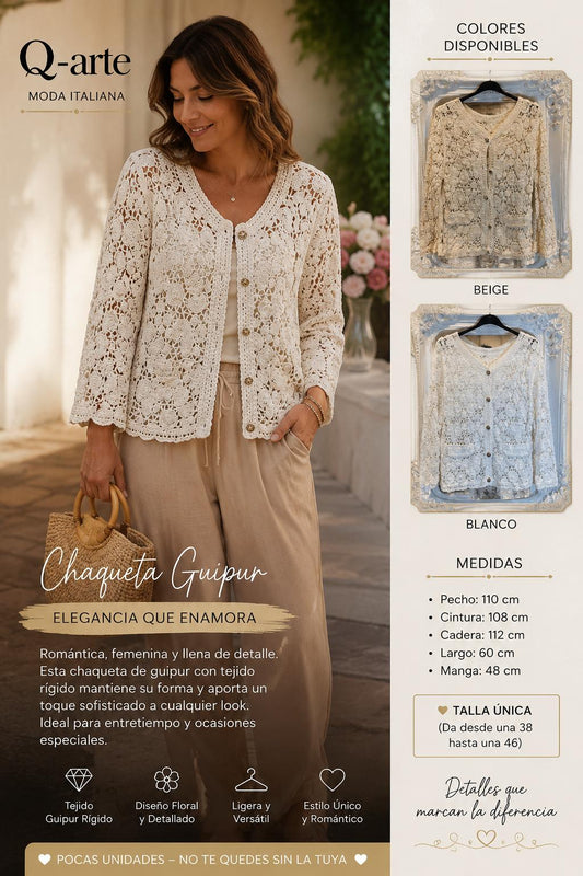 Chaquetilla calada