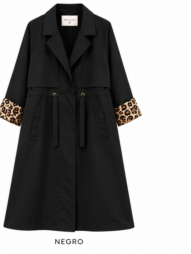 Gabardina B30-3 negro