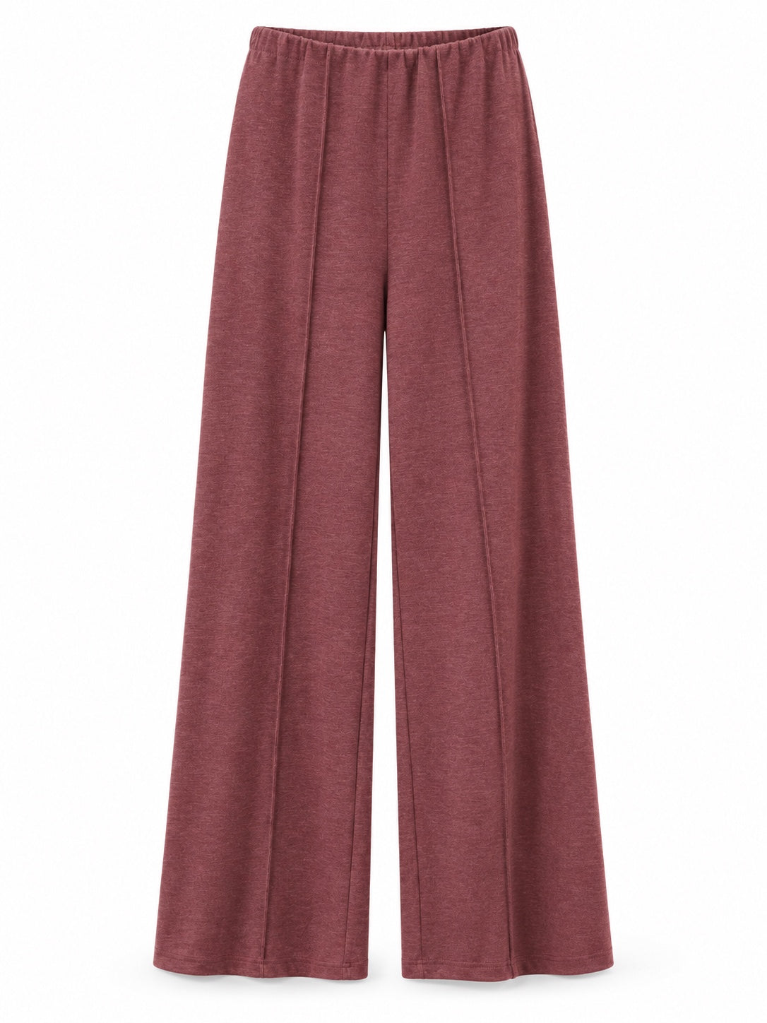 Pantalón de punto ancho granate - Ref. 1613