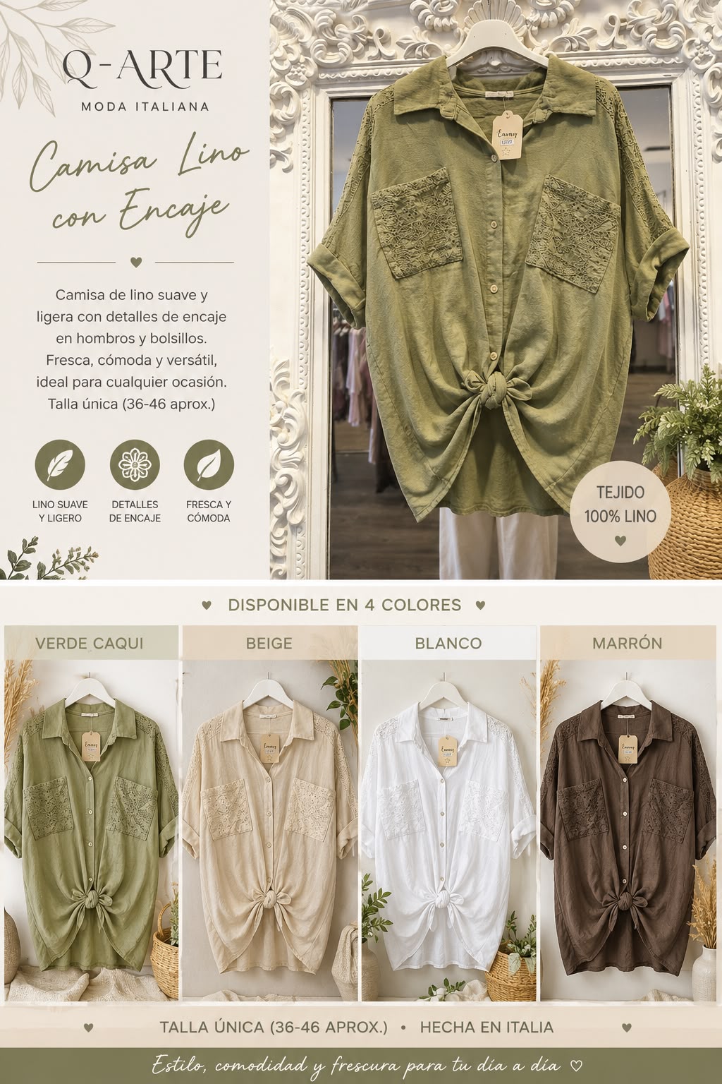 Camiseta Lino