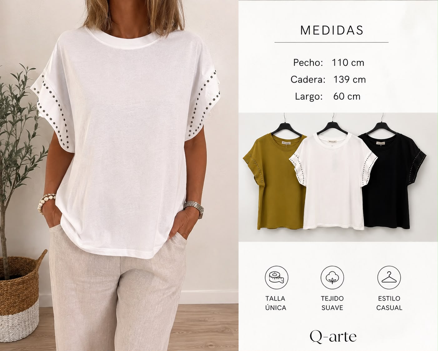 Camiseta puntos