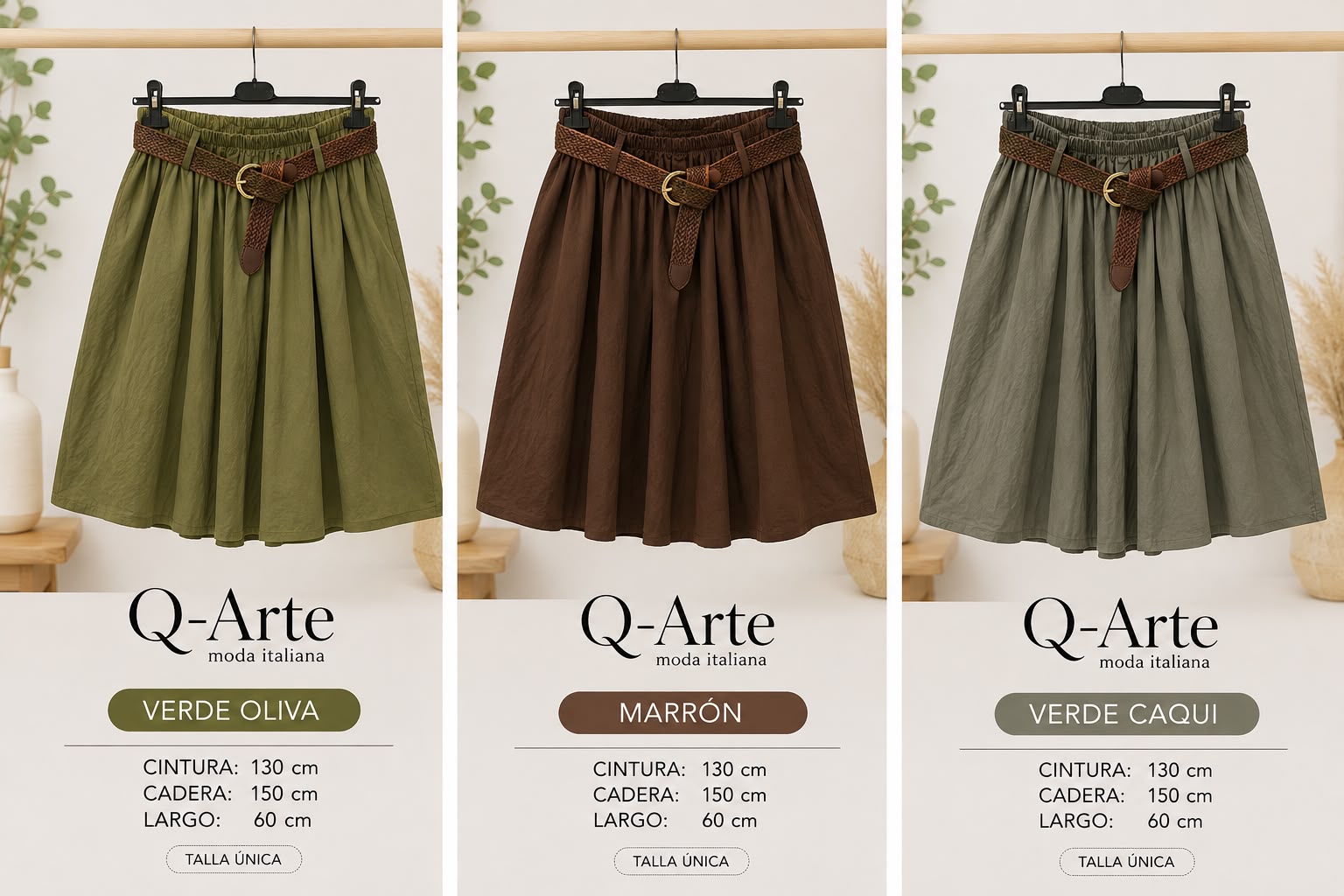 Pantalon con cinturon diseño